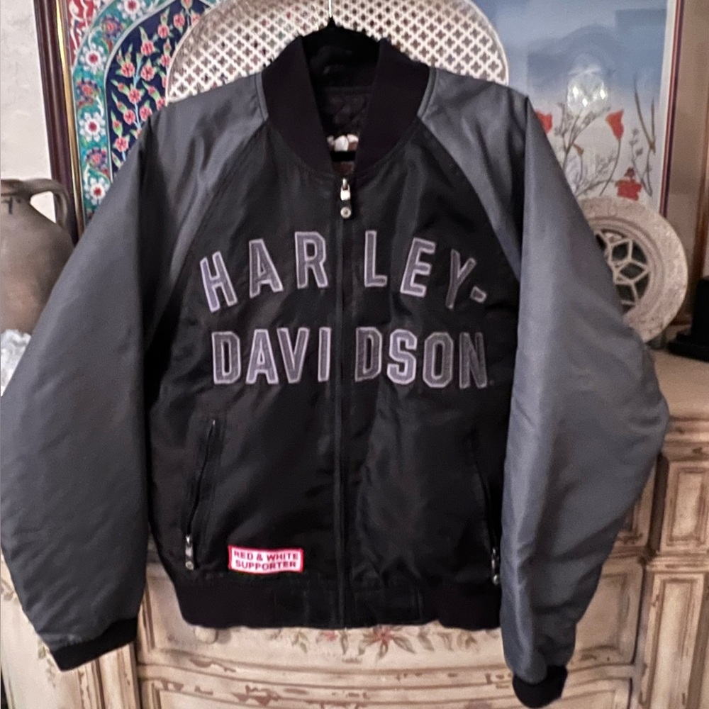 Harley Davidson Jacket Mens Small 100th Anniversary Motorcycle Bomber